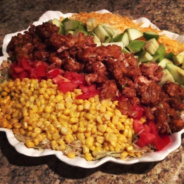 barbecue chicken cobb salad